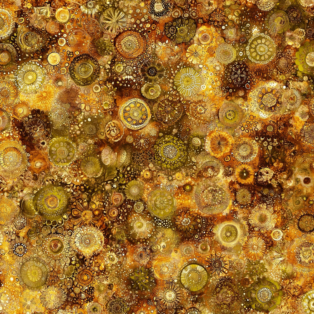 Magic Medallion - Gold Amber