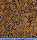 Dancin Dahlias Gold - 108" Wide Back