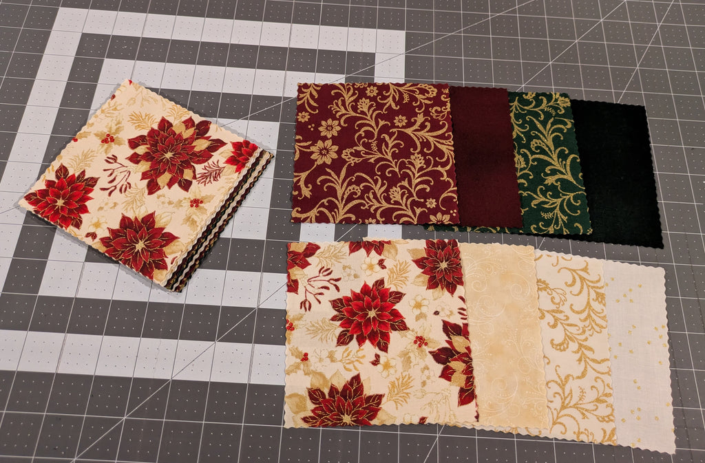 Crimson & Gold - Charm Pack