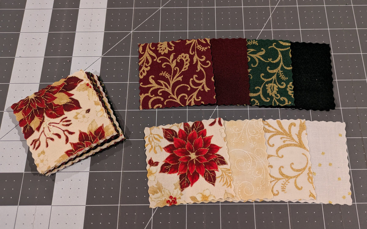 Crimson & Gold - Mini Charm Pack
